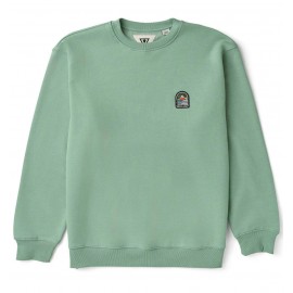 Men's Crew Sweatshirt VISSLA Solid Eco Aloe