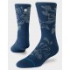 Chaussettes STANCE Flora Scan Mid Ribbed Crew Deep Teal