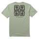 Tee Shirt Homme VISSLA Coast Comp Lite Eco Drirelease Light Sage Heather