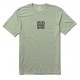 Tee Shirt Homme VISSLA Coast Comp Lite Eco Drirelease Light Sage Heather