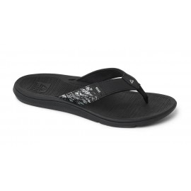 Reef Women's Santa Ana Flip-Flops, Black and White