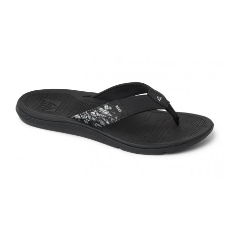 Tong Reef Femme Santa Ana Black White