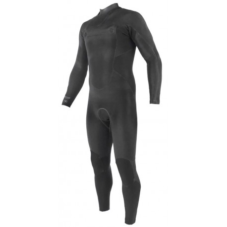 Combinaison Sooruz Homme Fly+ Front Zip 3/2mm Organic Oysterprene Black