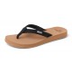 Tong Femme REEF Baja Sands Black Tan