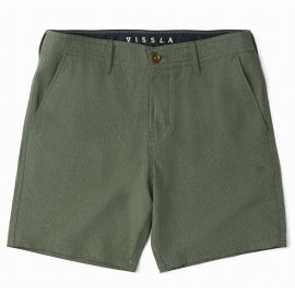 VISSLA Canyons Hybrid 18.5 Moss Walkshorts