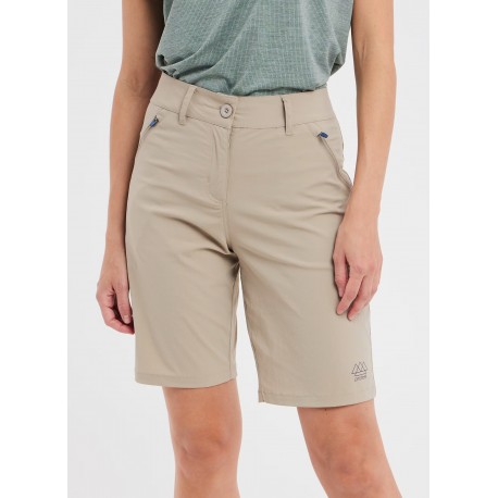 PROTEST Women's Prtcedro Bamboo Beige Bermuda Shorts