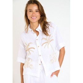 Chemise Femme Banana Moon Hattie Thalya Blanc