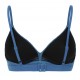 Haut de Maillot de Bain PROTEST MixAdairs Gladio Blue Bonnet D