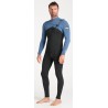 C-Skins NuWave Session Chest Zip 3/2mm Black Steel Blue X Lime Men Wetsuit