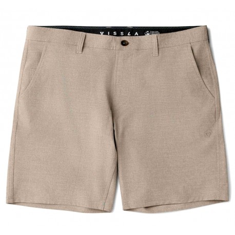 Walkshort VISSLA Fin Box Hybrid 19.5" Dark Khaki