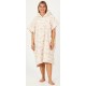 Poncho After Japan Waves Soft Pink