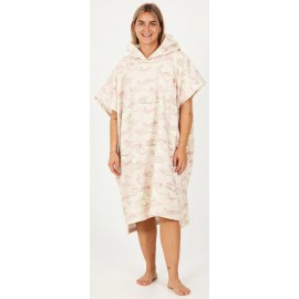 Poncho After Japan Waves Soft Pink