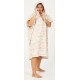 Poncho After Japan Waves Soft Pink