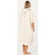 Poncho After Japan Waves Soft Pink