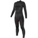 Combinaison Sooruz Femme Fly + Organic Oysterprene Back Zip 4/3mm Navy