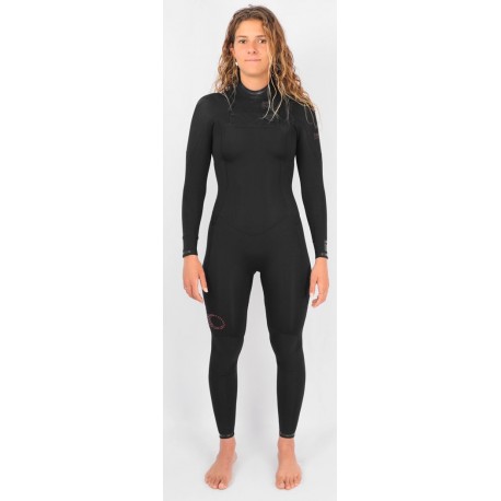 Sooruz Women's Divine Front Zip 4/3mm Black Wetsuit