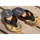 Cool Shoe Nickel Sunrise Black Junior Flip-Flops