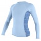 Lycra O'Neill Femme Manche Longue Hyperfreak Skins Chambray Blue Surf Abstract