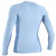 Lycra O'Neill Femme Manche Longue Hyperfreak Skins Chambray Blue Surf Abstract