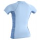 Lycra O'Neill Femme Manche Courte Hyperfreak Skins Chambray Blue Surf Abstract