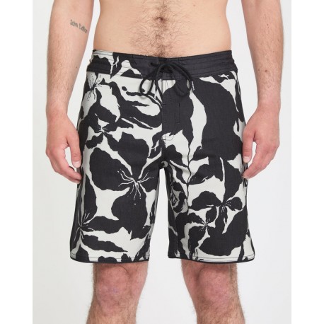 Boardshort Homme VOLCOM Contact Scallop Stoney Off White