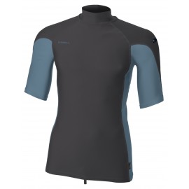 Top Lycra O'Neill Manche Courte Hyperfreak SkinsTurtleneck Tempered Steel Blue Fusion