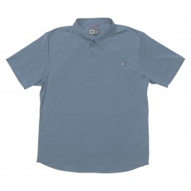 Salty Crew Drifter UV Men's Polo Shirt Channel Blue