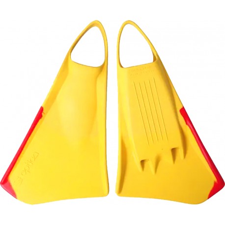 Palmes de Bodyboard Sniper Option 2 Yellow Red