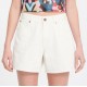 Short Jean Femme VOLCOM Stoned Boyfriend Vintage White