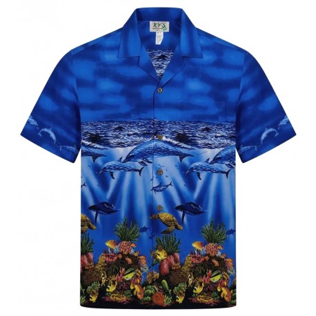 Chemise Hawaïenne KY'S Dolphin