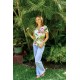 Women's RJC Guanani Vahine Hibiscus Beige Hawaiian Shirt