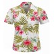 Chemise Hawaïenne Femme RJC Guanani Vahine Hibiscus Beige