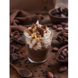 Bougie Artisanale Maison LUNALYS Chanttilly Chocolat Noisette Grand Format