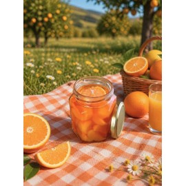 Bougie Artisanale Maison LUNALYS Confiture Agrumes