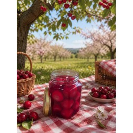 Bougie Artisanale Maison LUNALYS Confiture Cerise