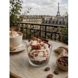 LUNALYS Handcrafted Candle - Chantilly Chocolate Hazelnut - Small Size