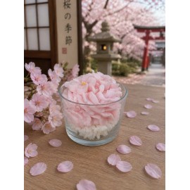 LUNALYS Handmade Chantilly Candle - Sakura Blossom - Small Size