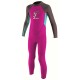 Combinaison O'Neill Enfant Reactor-2 Girl 2mm Berry Light Aqua Graphite