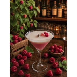 Bougie Artisanale Maison LUNALYS CocKtails Framboise