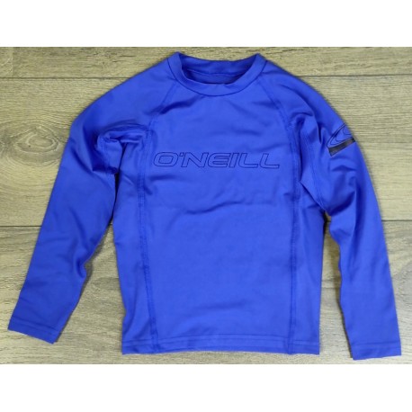 O'Neill Youth Basic Skins Long Sleeve Rash Guard Pacific