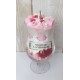 LUNALYS Handmade Milkshake Whipped Cream Hurricane Raspberry Candle