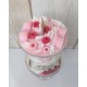 LUNALYS Handmade Milkshake Whipped Cream Hurricane Raspberry Candle