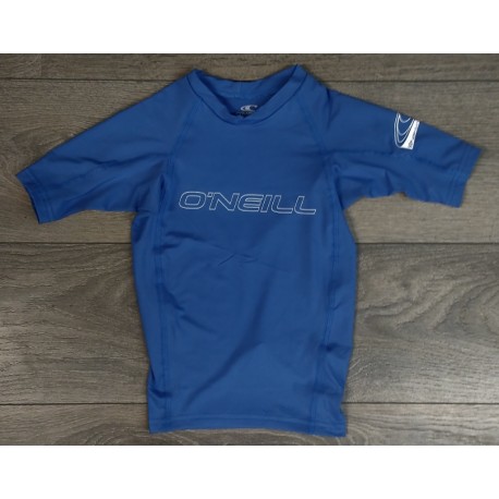 O'Neill Youth Basic Skins Short Sleeve Rash Guard Pacific