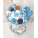 LUNALYS Handmade Milkshake Whipped Cream Hurricane Blackberry Blueberry Candle