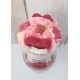 LUNALYS Handmade Milkshake Whipped Cream Hurricane Cherry Candle