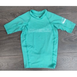Lycra Manche Courte O'Neill Youth Basic Skins Black Aqua