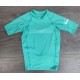 O'Neill Youth Basic Skins Short Sleeve Rash Guard Black Aqua