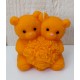 Bougie Moulée Artisanale Maison LUNALYS Double Nounours Agrumes