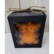 Bougie Moulée Artisanale Maison LUNALYS Double Nounours Agrumes