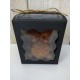 LUNALYS Handcrafted Molded Candle - Double Teddy Bear Chocolate Hazelnut